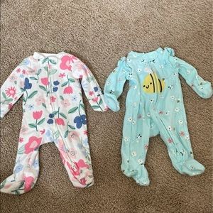 Preemie 2 way zipper onesies